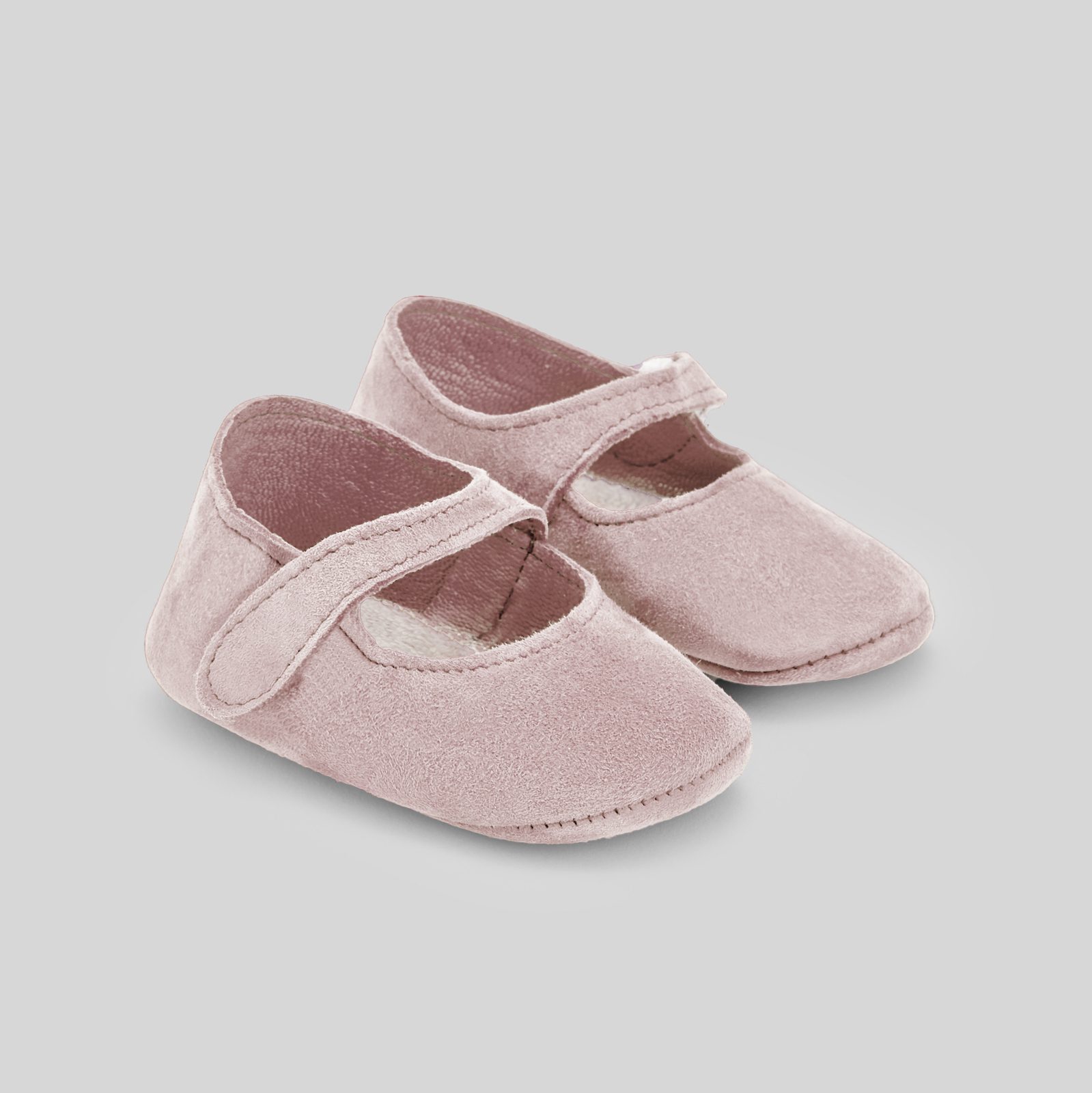 Esencial Woven Newborn Shoes | Mist Pink