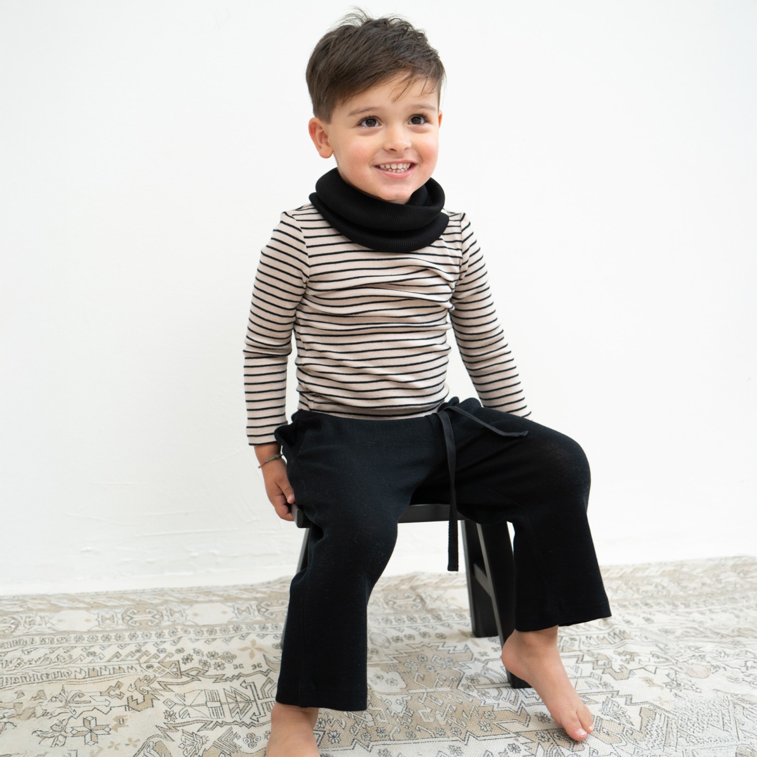 Merino Wool Allegro Pants Black