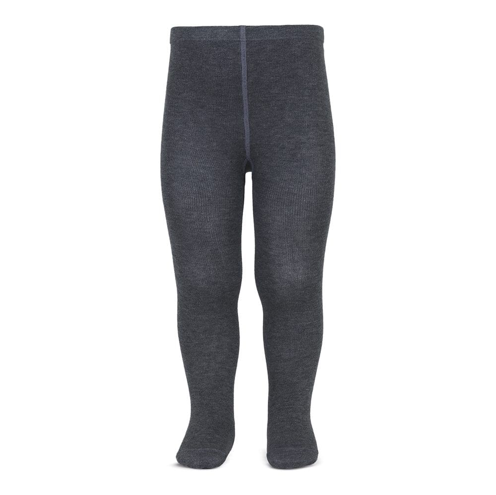 2019/1 Plain Stich Basic Tights | Anthrarcite