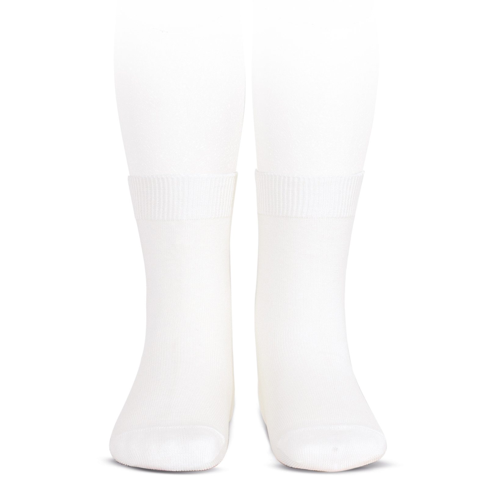 Plain Stitch Basic Short Socks | White (200)
