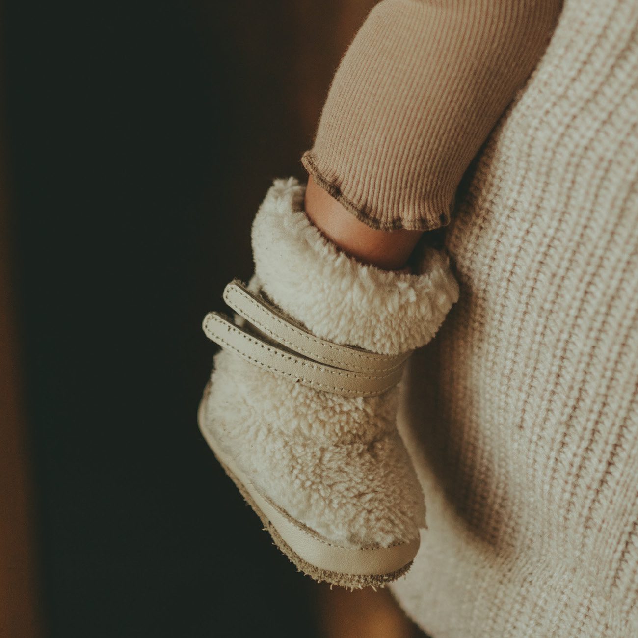 Larisso Lining | Off White Curly Faux Fur