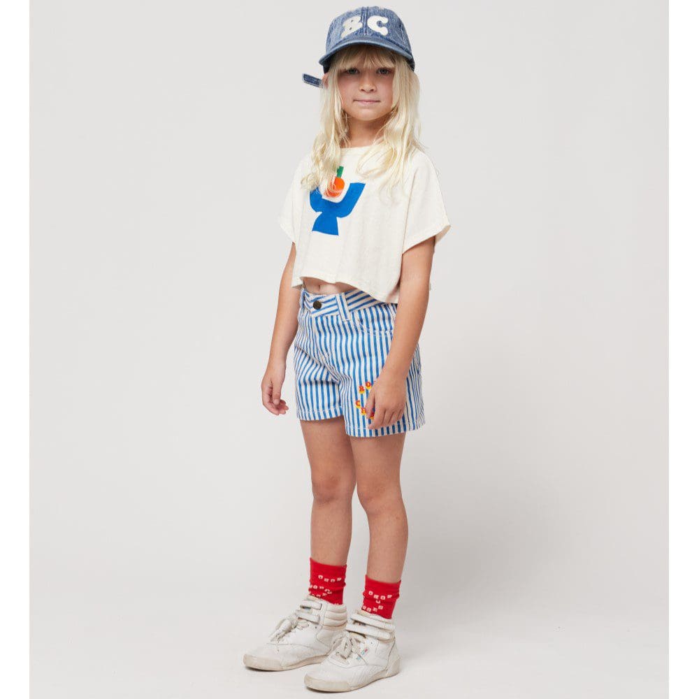 Bobo Choses Circle Stripes Woven Shorts
