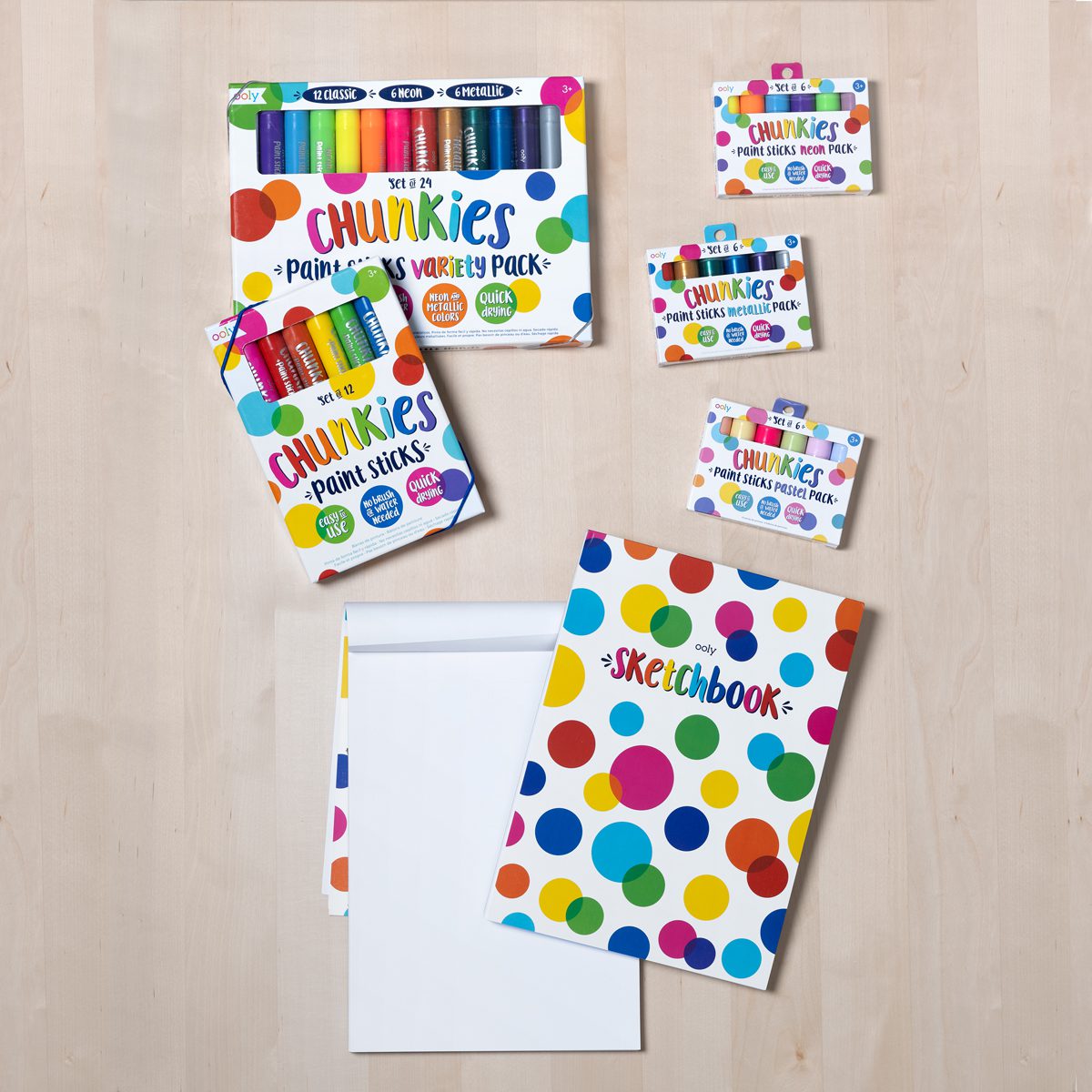 Chunkies Paint Stickies | Classic Pack (Set of 12)
