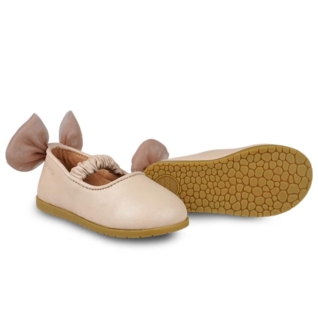 Taatie Ballerinas | Powder Metallic Nubuck