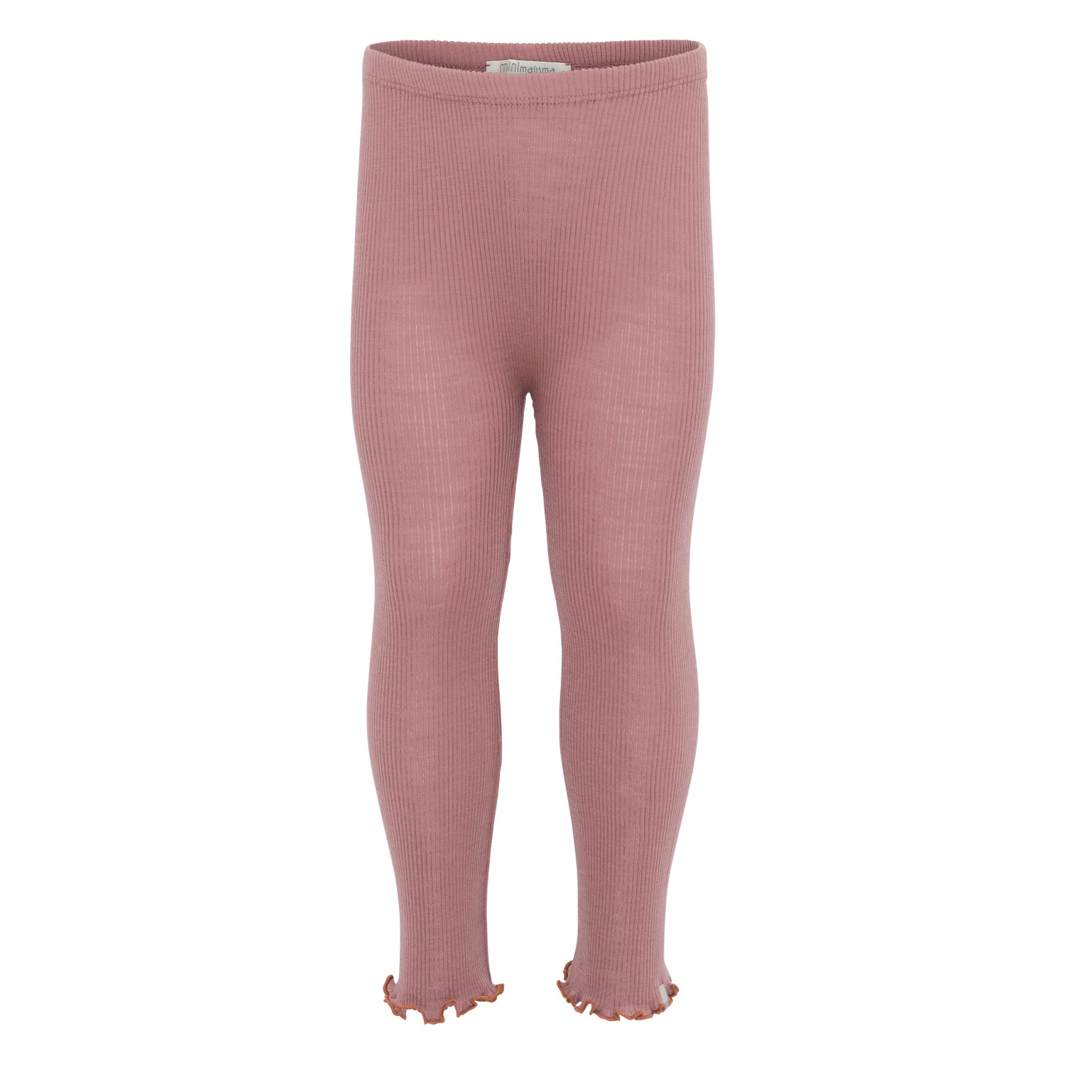 Merino Wool Arona Frill Leggings Rose