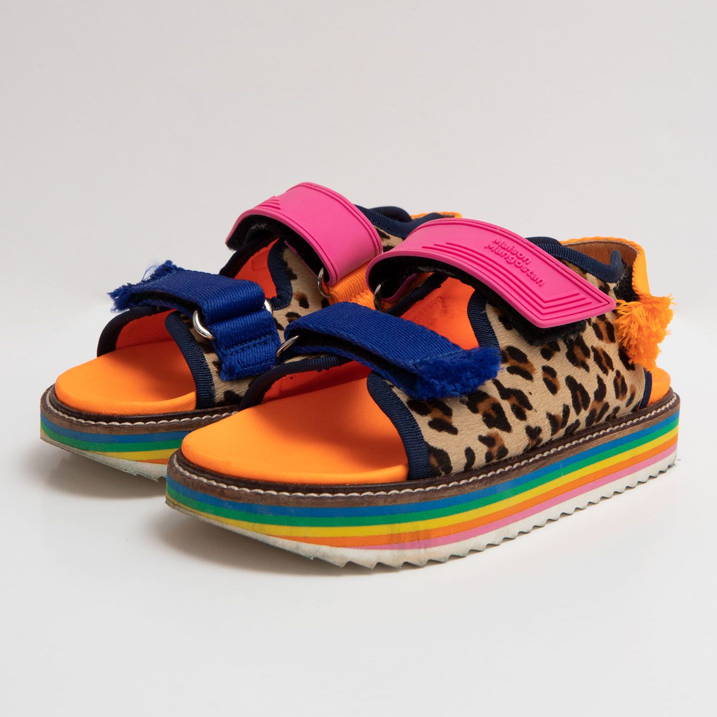 Apple Leopard Sandals