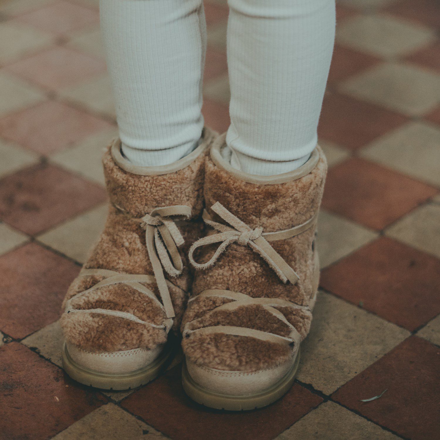 Inuka Lining | Beige Curly Sheep Wool