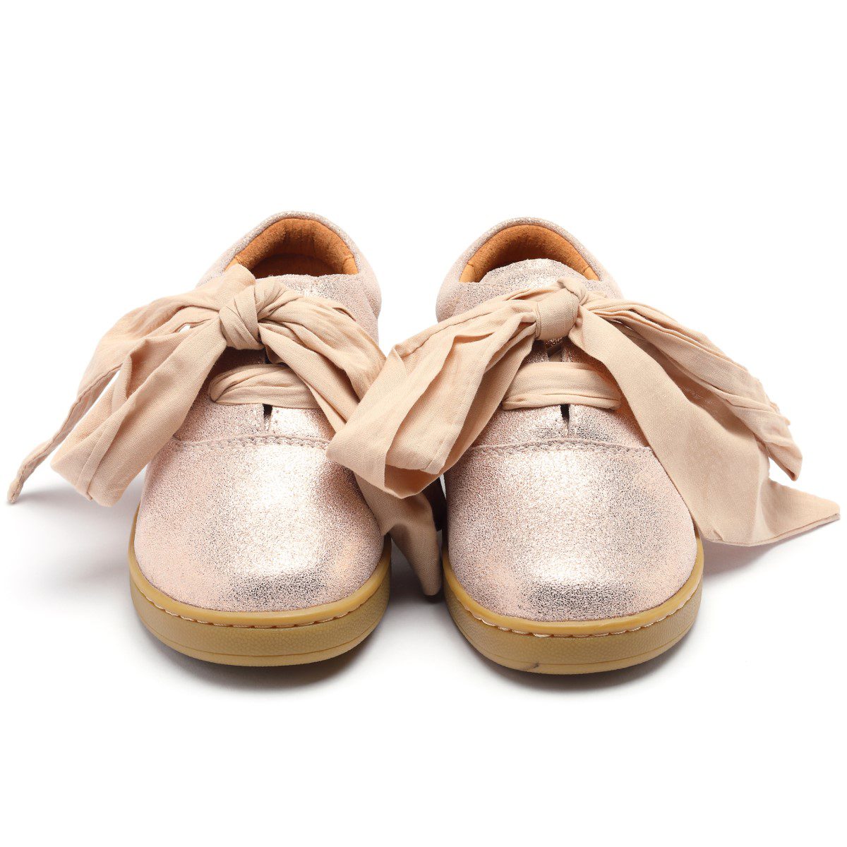 Emilia Organza | Powder Metallic Leather