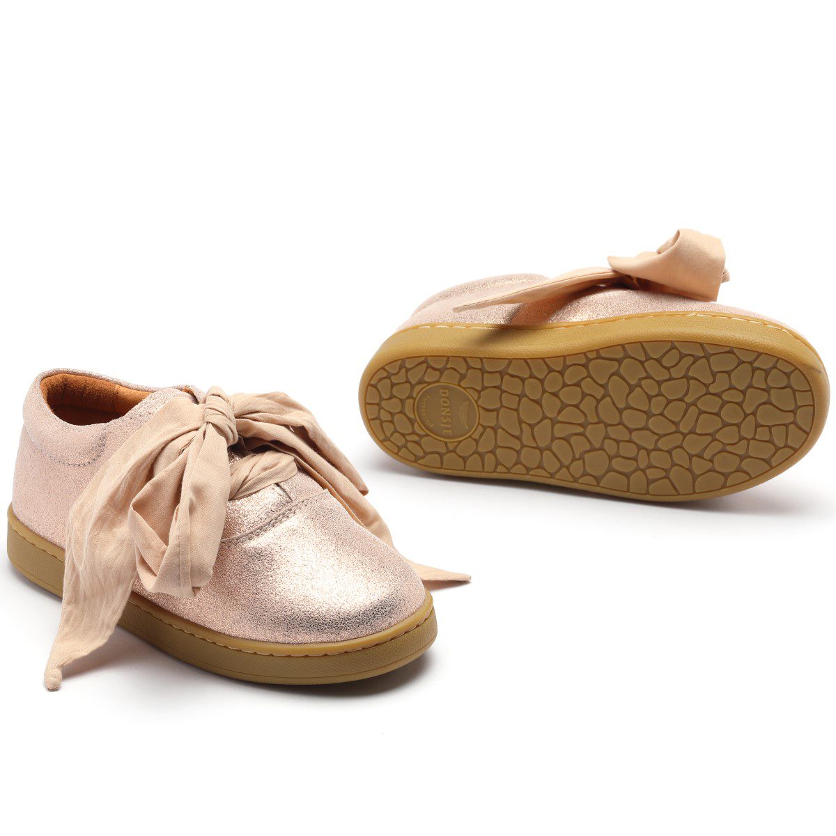 Emilia Organza | Powder Metallic Leather