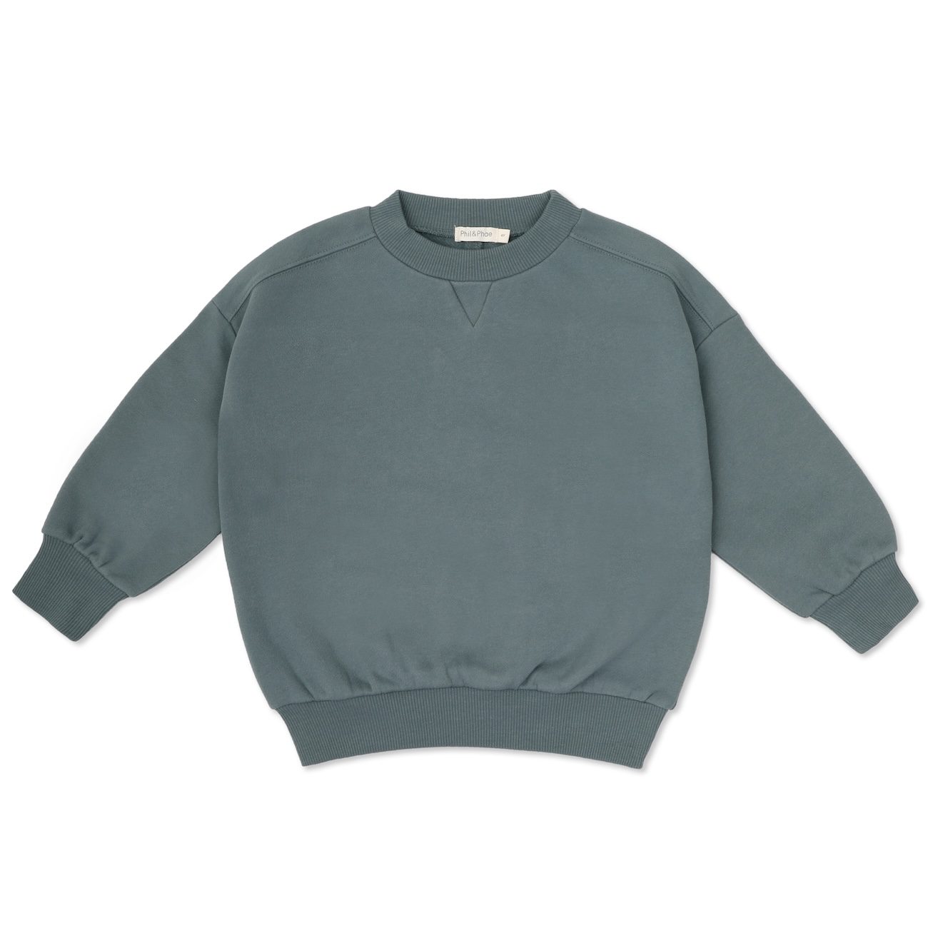 Chunky Sweater & Tapered Sweatpants | Washed Emerald