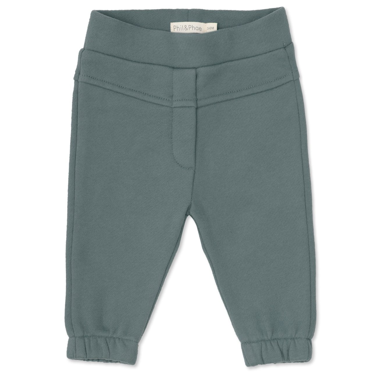 Chunky Sweater & Tapered Sweatpants | Washed Emerald