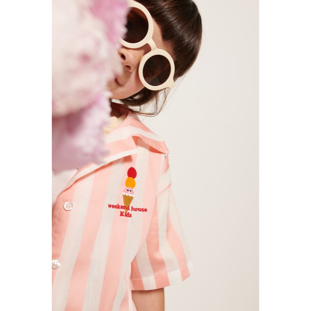 Stripped Ice-Cream Buttoned Shirt