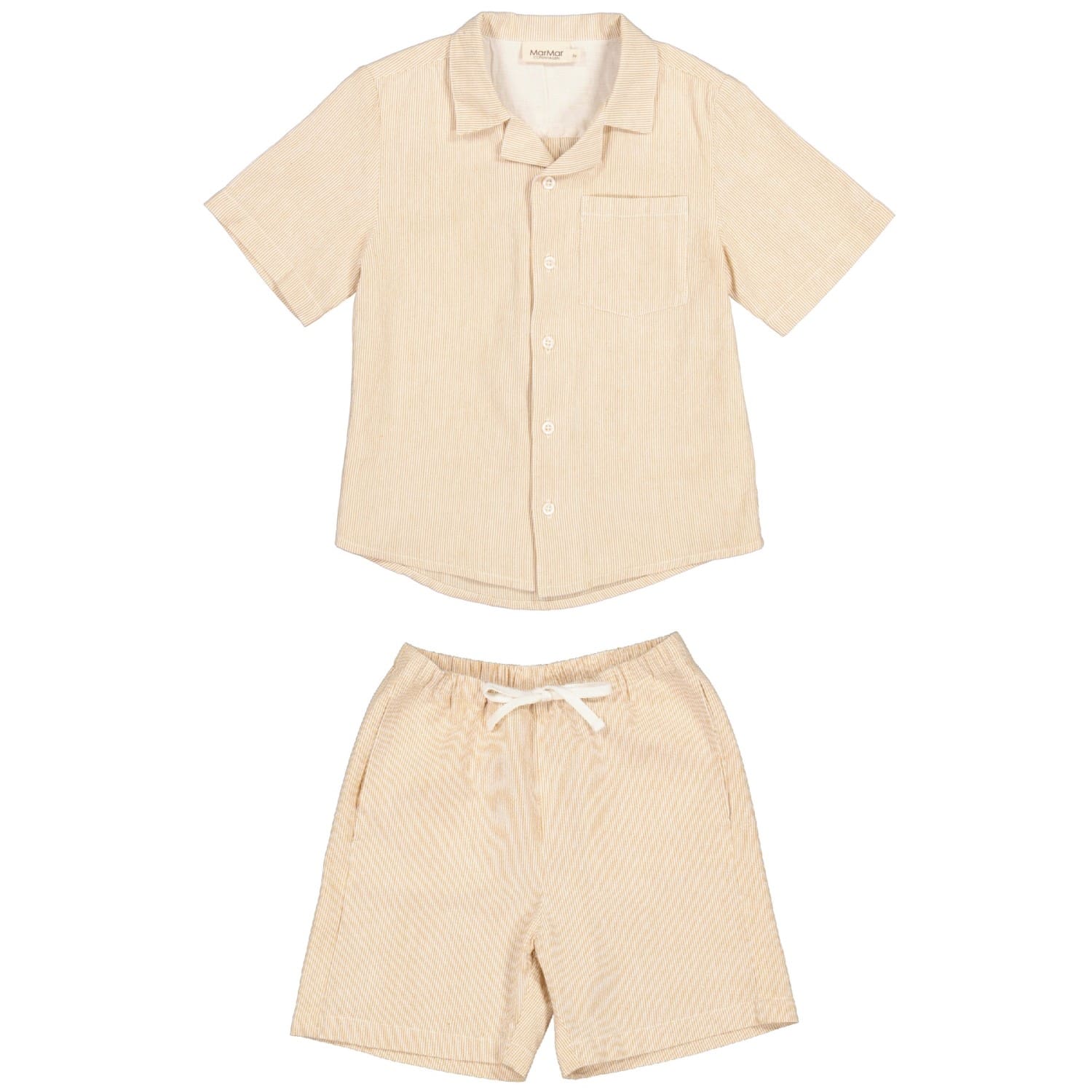 Tage Shirt & Pal Shorts | Dijon Stripe
