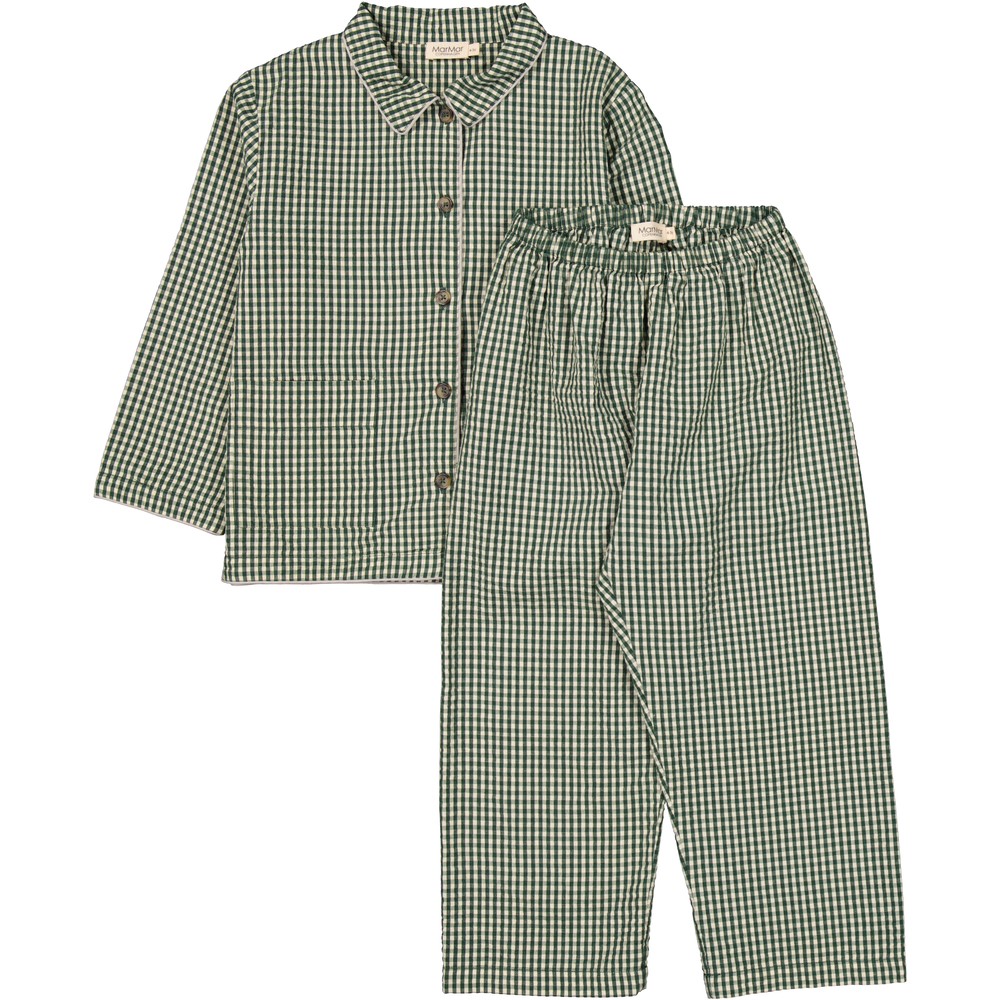 Pajama Set | Green Check