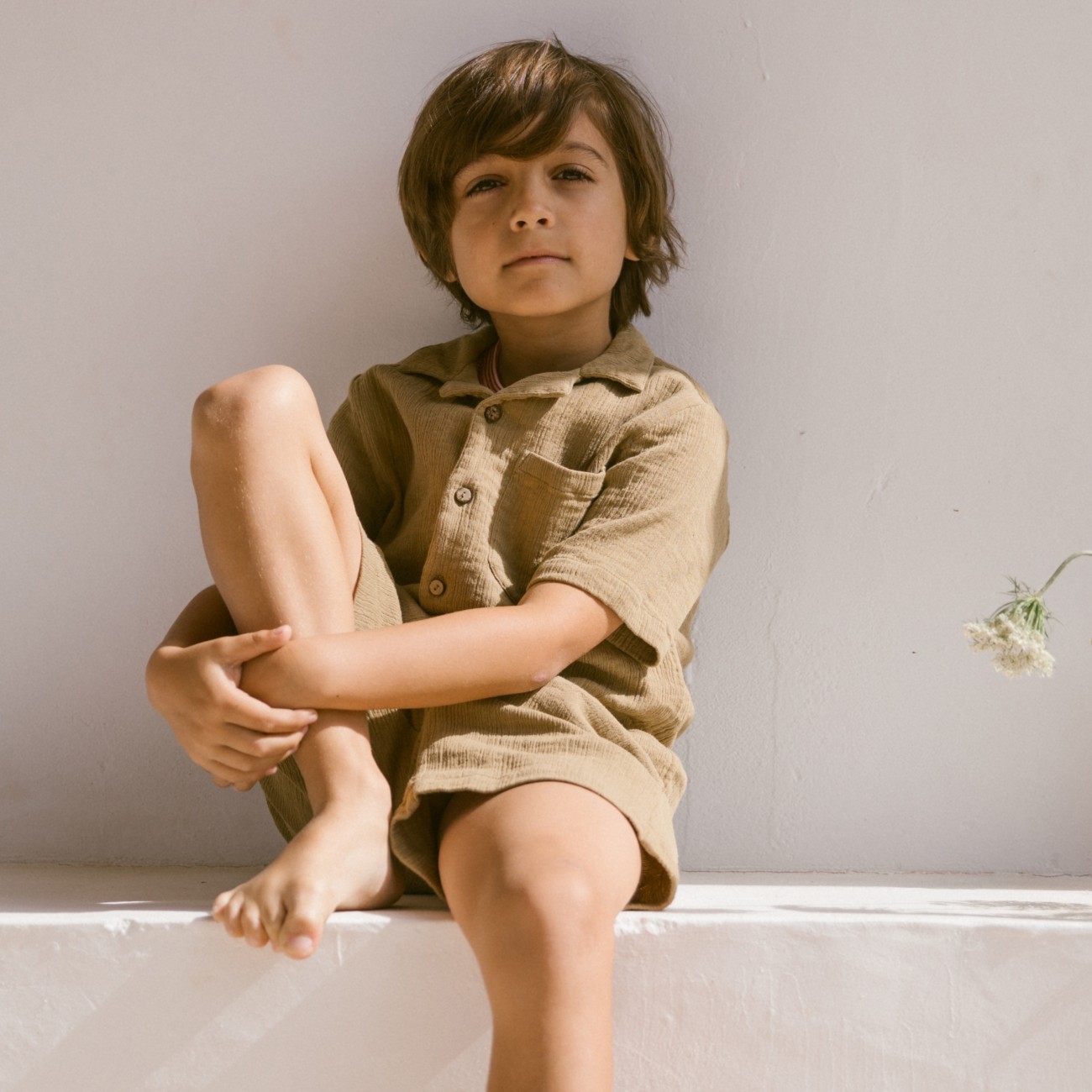 Tage Shirt & Pal Shorts Dark Dijon