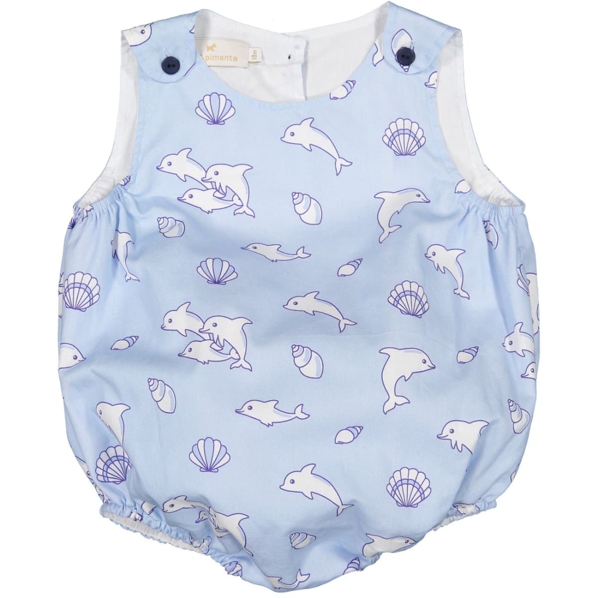 Dolphins & Shells Romoper