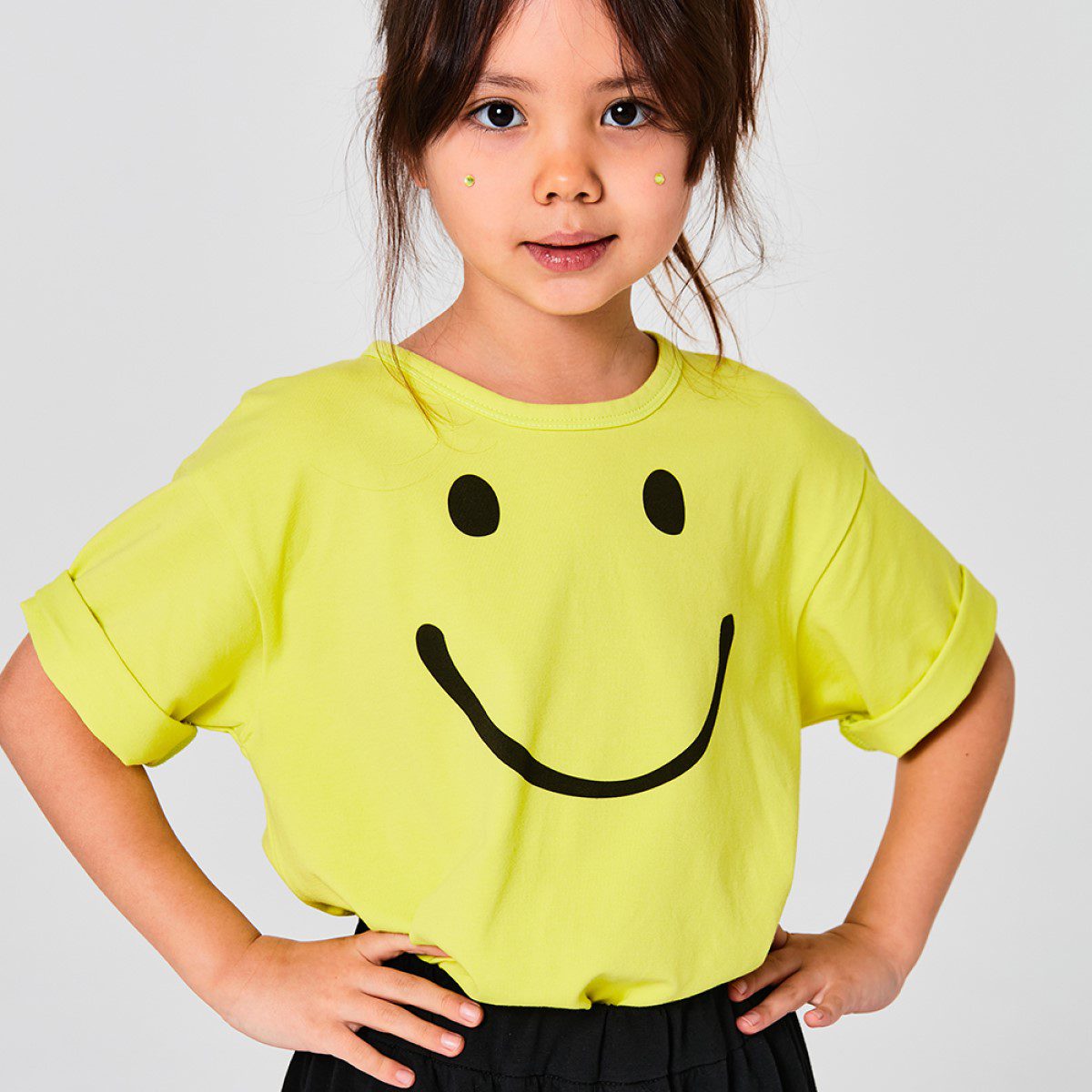 Jersey Smiley Face T-Shirt