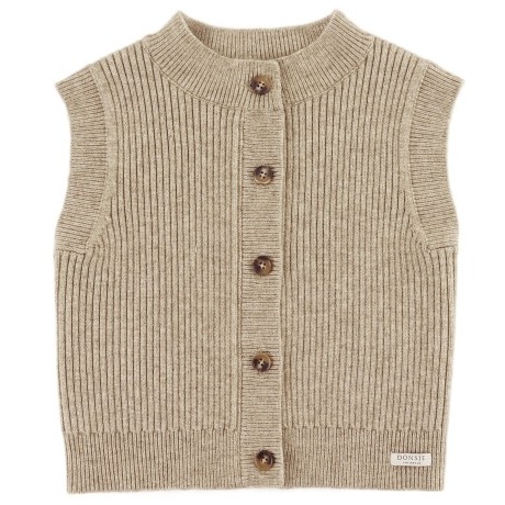 Tjitske Vest Sesame Melange