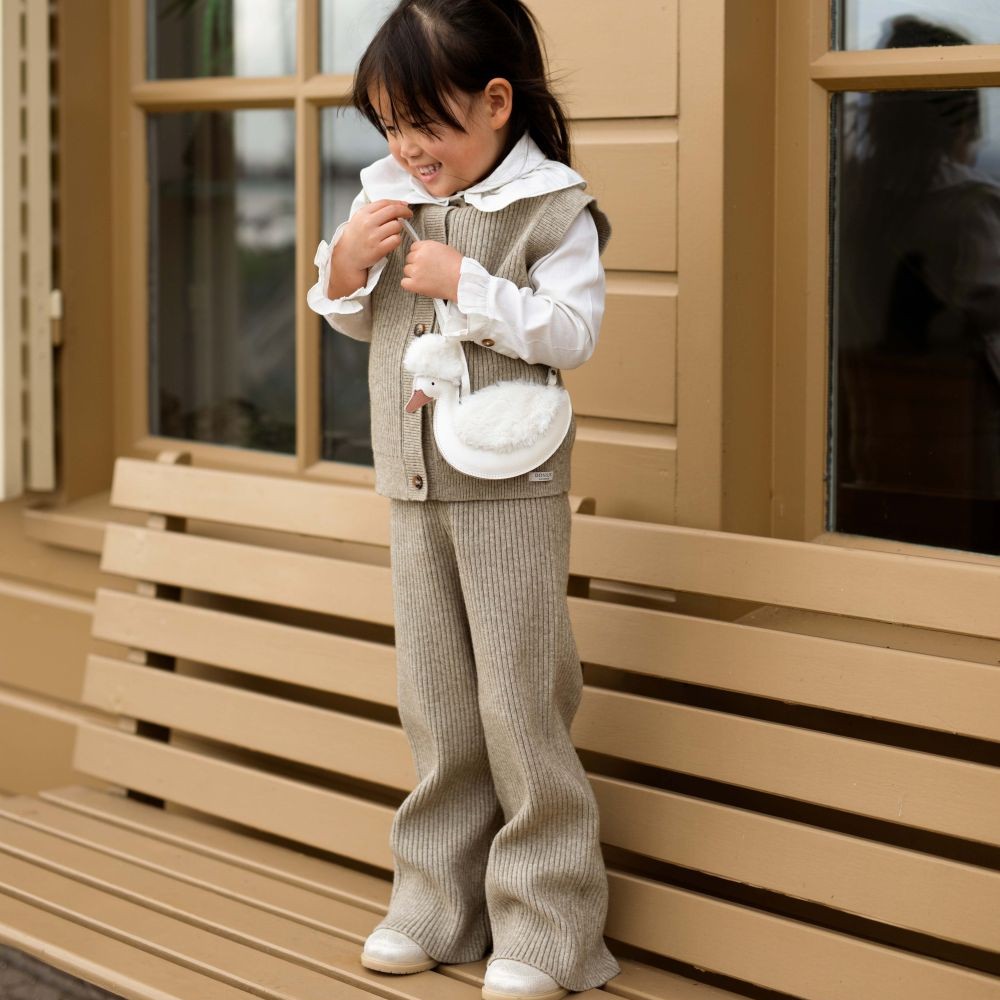 Tjitske Vest Sesame Melange
