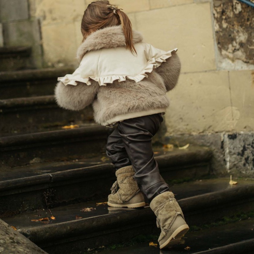 Elsbeth Jacket Sesame Teddy