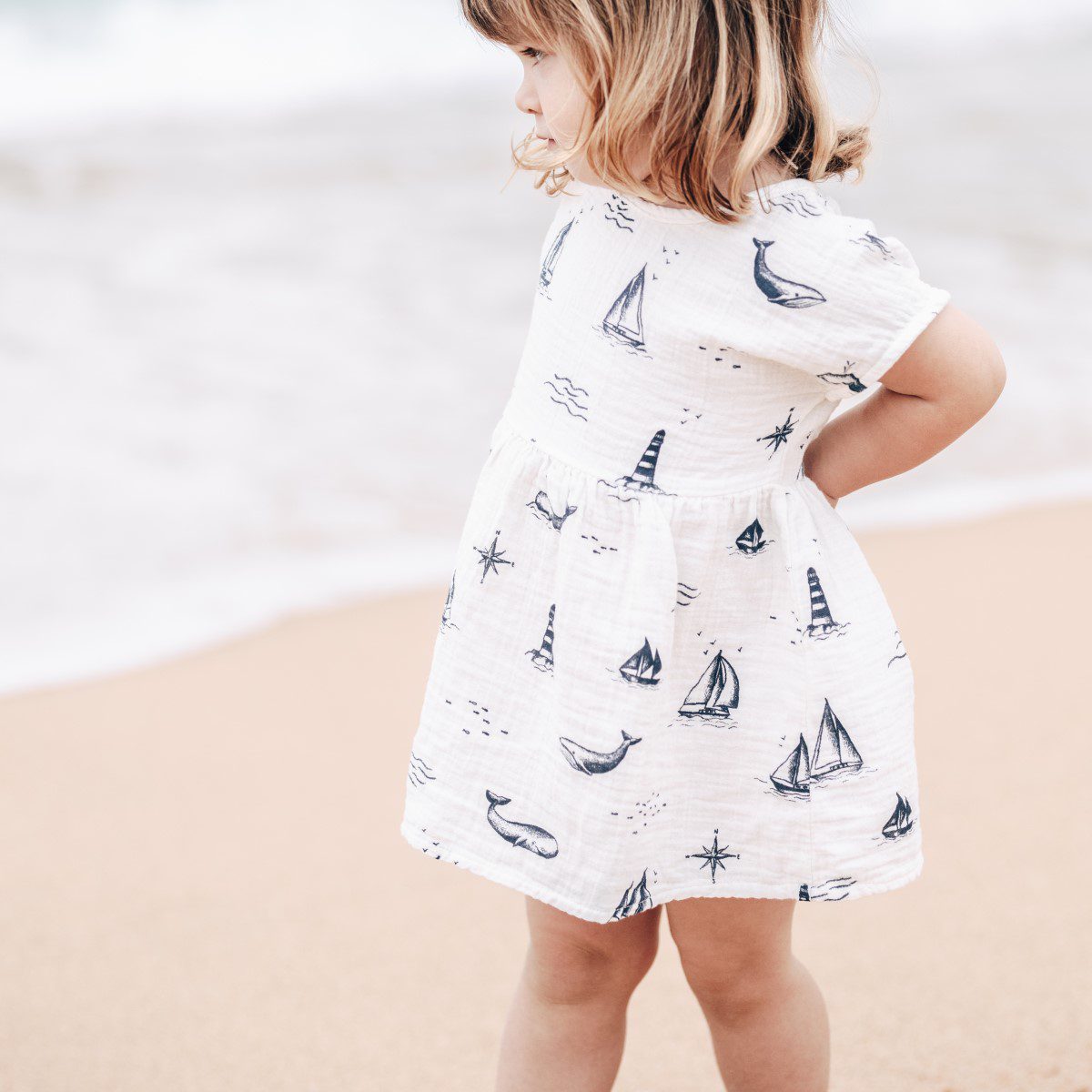 Marine Dress | Ecru