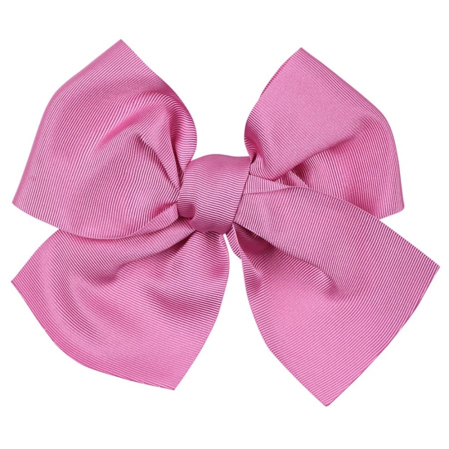Large Hair Clip W/ Grossgrain Bow | Chewing Gum 568