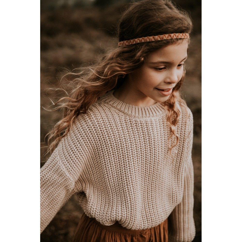 Chunky Knitted Sweater Moon