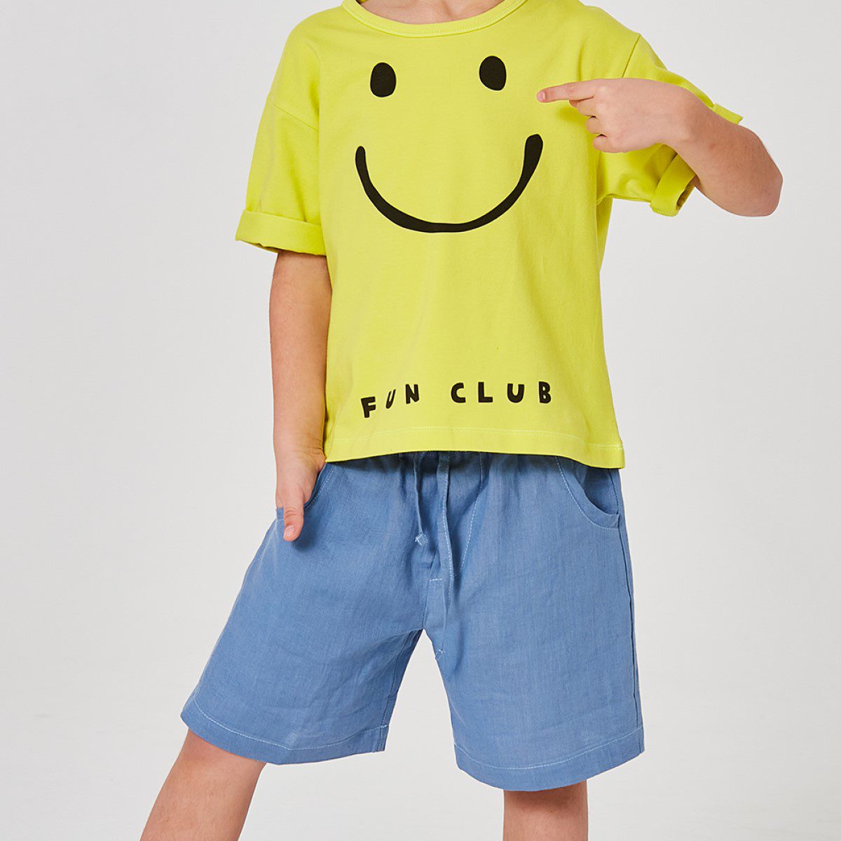Jersey Smiley Face T-Shirt