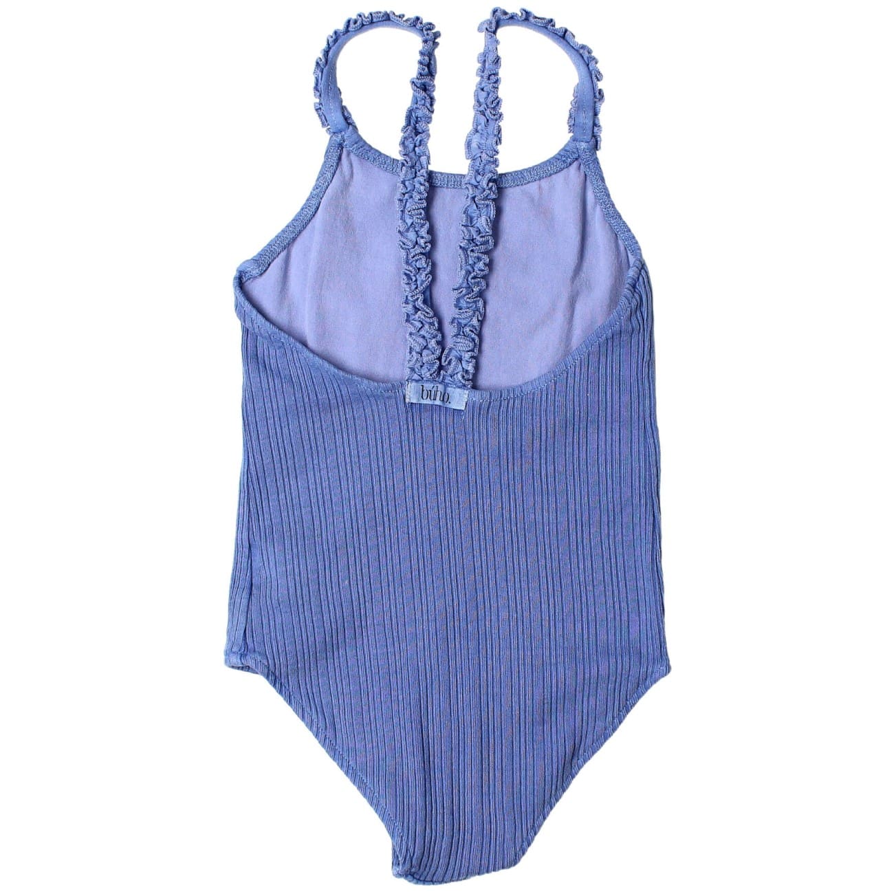 Rib Swimsuit | Blue Surf