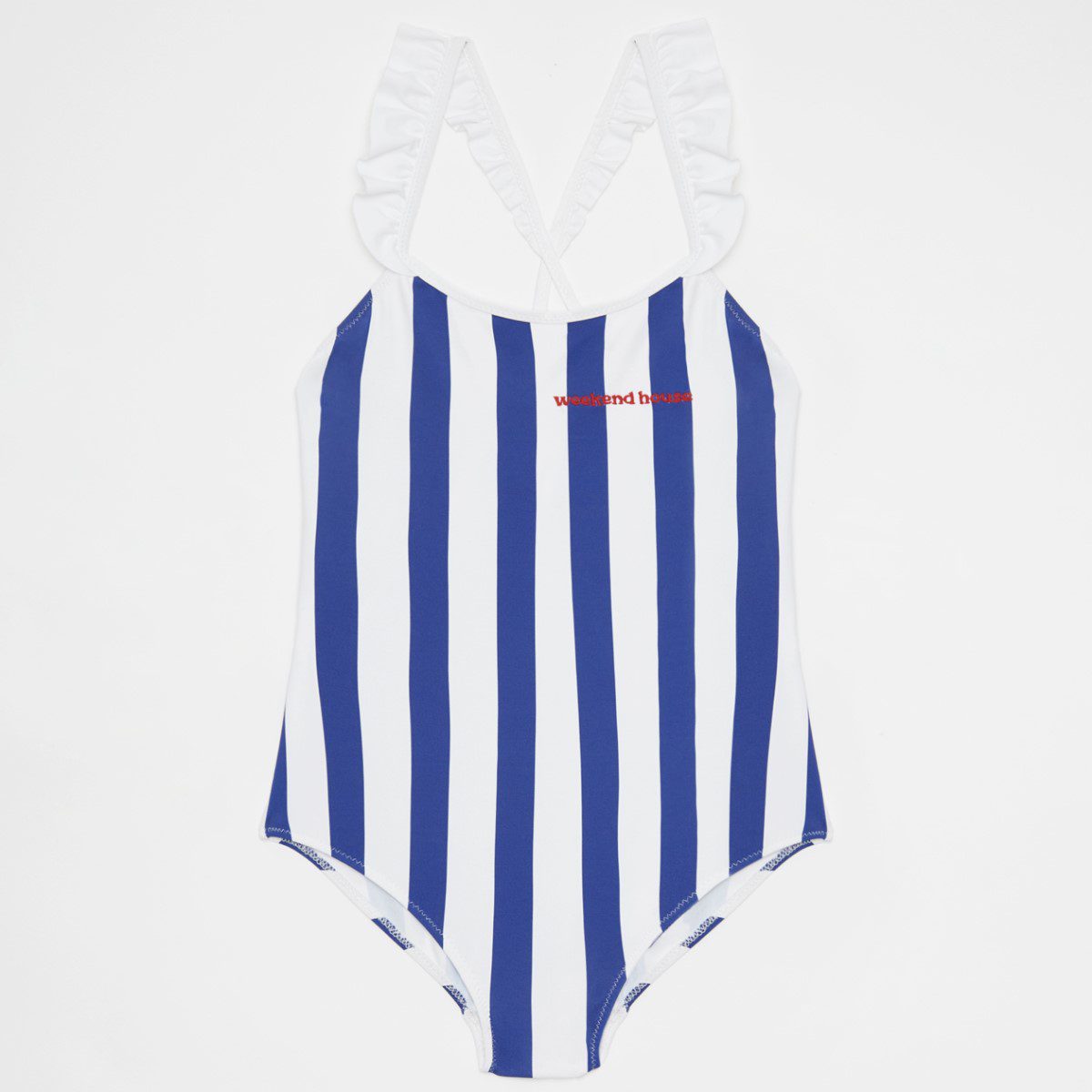 Stripes Swimsuit | Blue & White