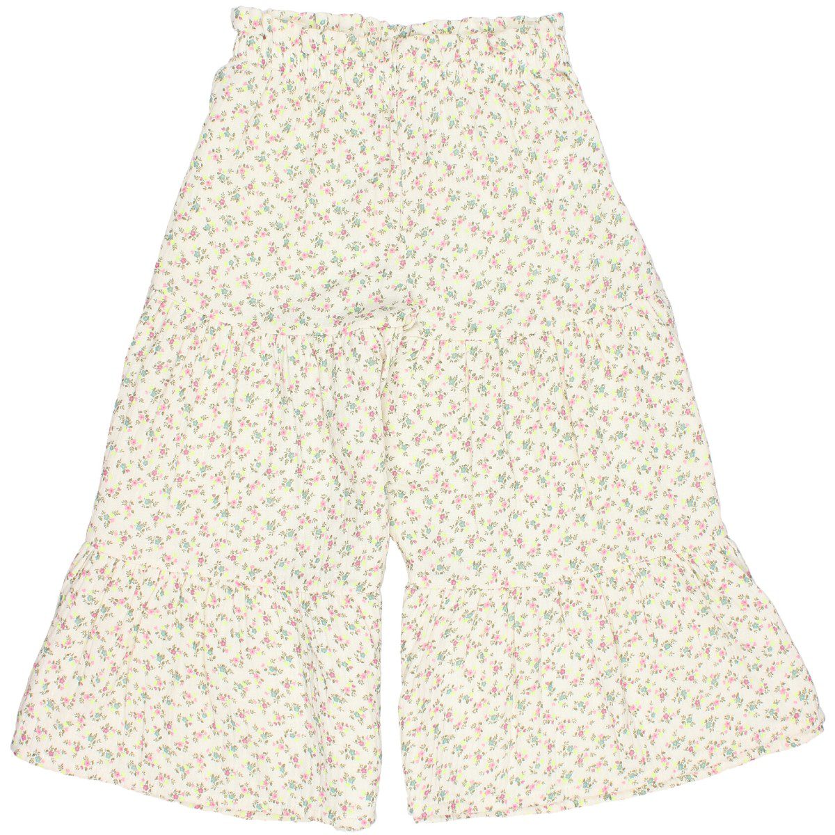 Provence Crop Top & Folk Skirt-Pants | Ecru