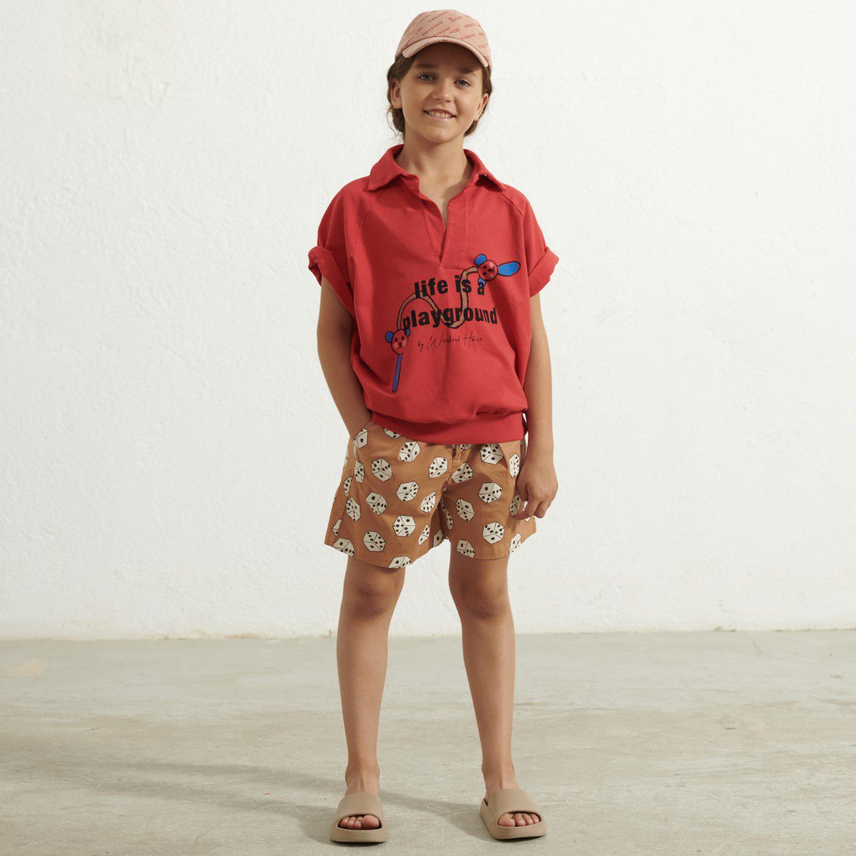 Life is a Playground Polo s/I Sweatshirt | Red