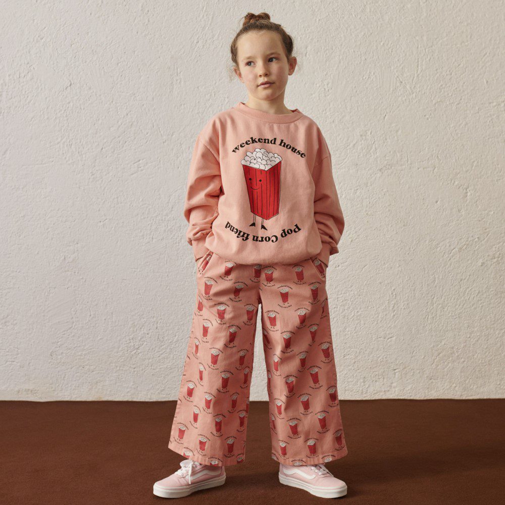 Popcorn Sweatshirt | Rose