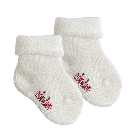 Wool Terry Short Socks W/ Cuff | Cava (913)