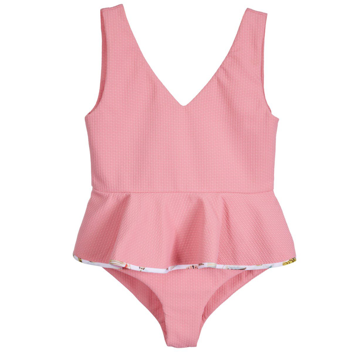 Bumby Piping Gramercy Maillot | Pink Sands Print