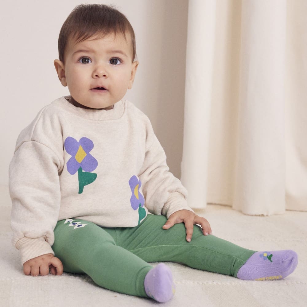 Pansy Flower Sweatshirt