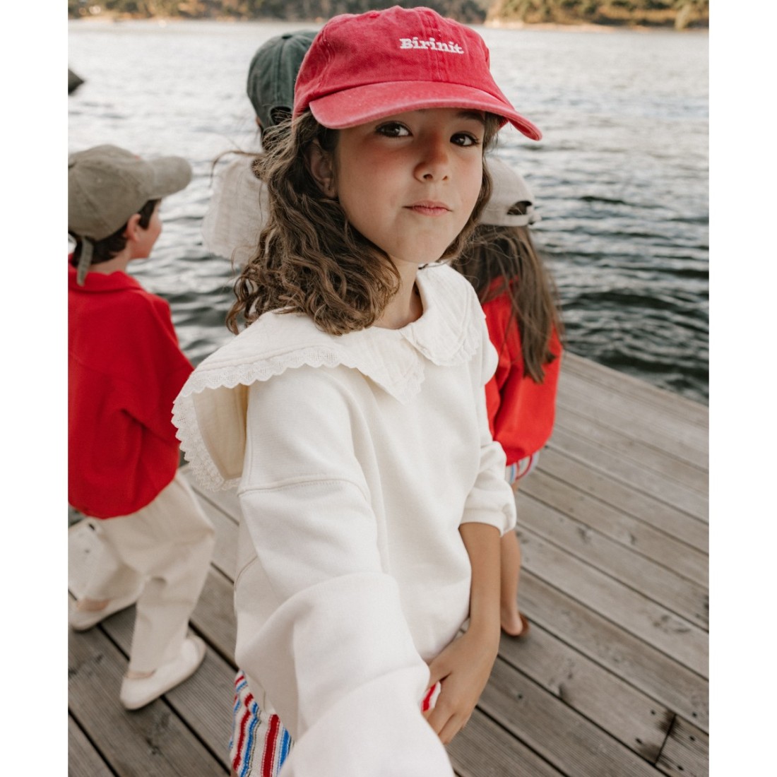 Ivory Embroidered Hoodie