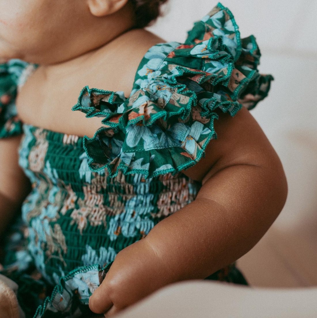 Delphine Romper | Grass