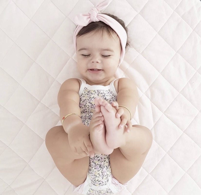 Baby Pink Top Knot