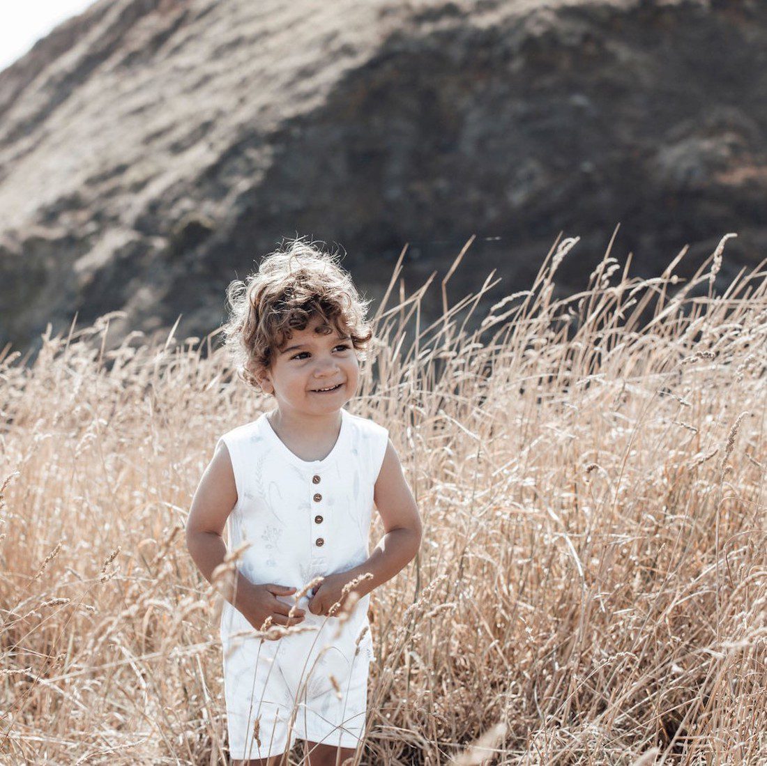 Bee Henley Romper