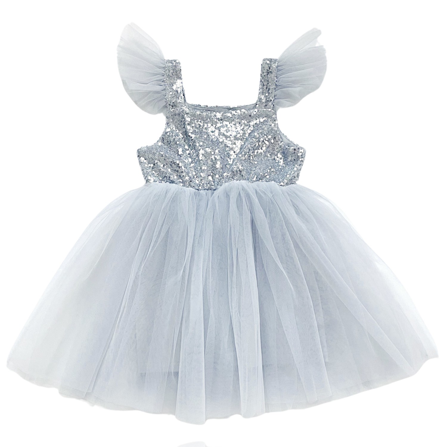 Sequin Glitter Galaxy Tutu Dress | Blue