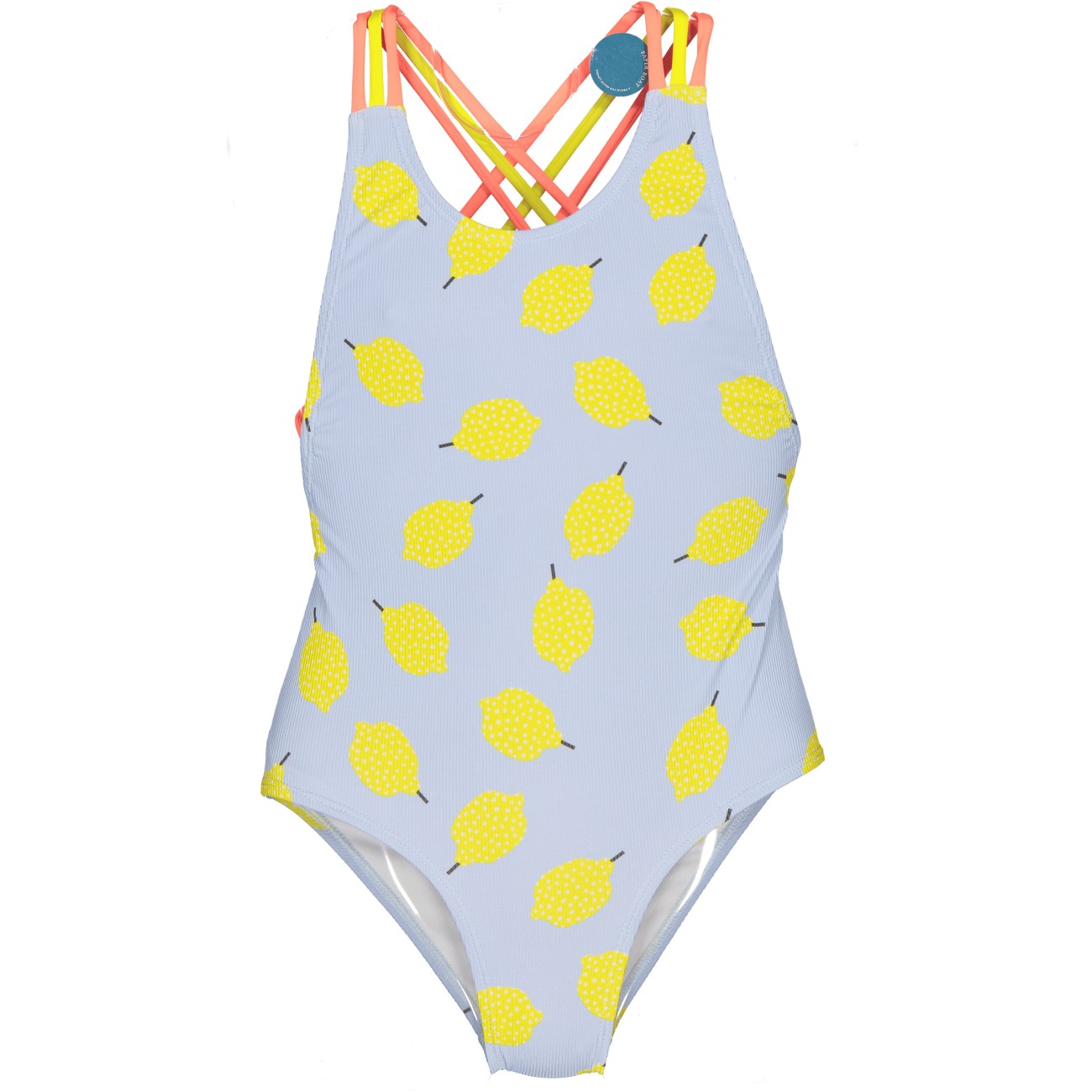 Textured Lemon Swimsuit