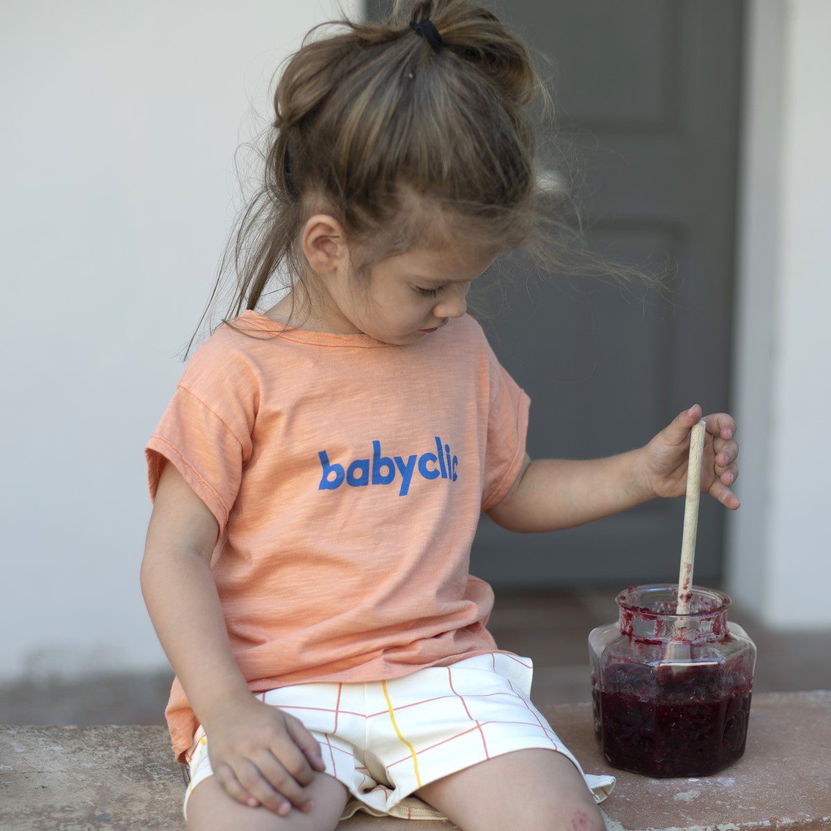 Apricrot Logo T-Shirt & Grid Short