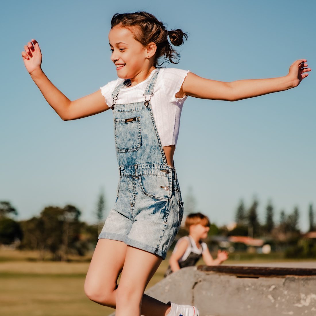 Denim Overalls