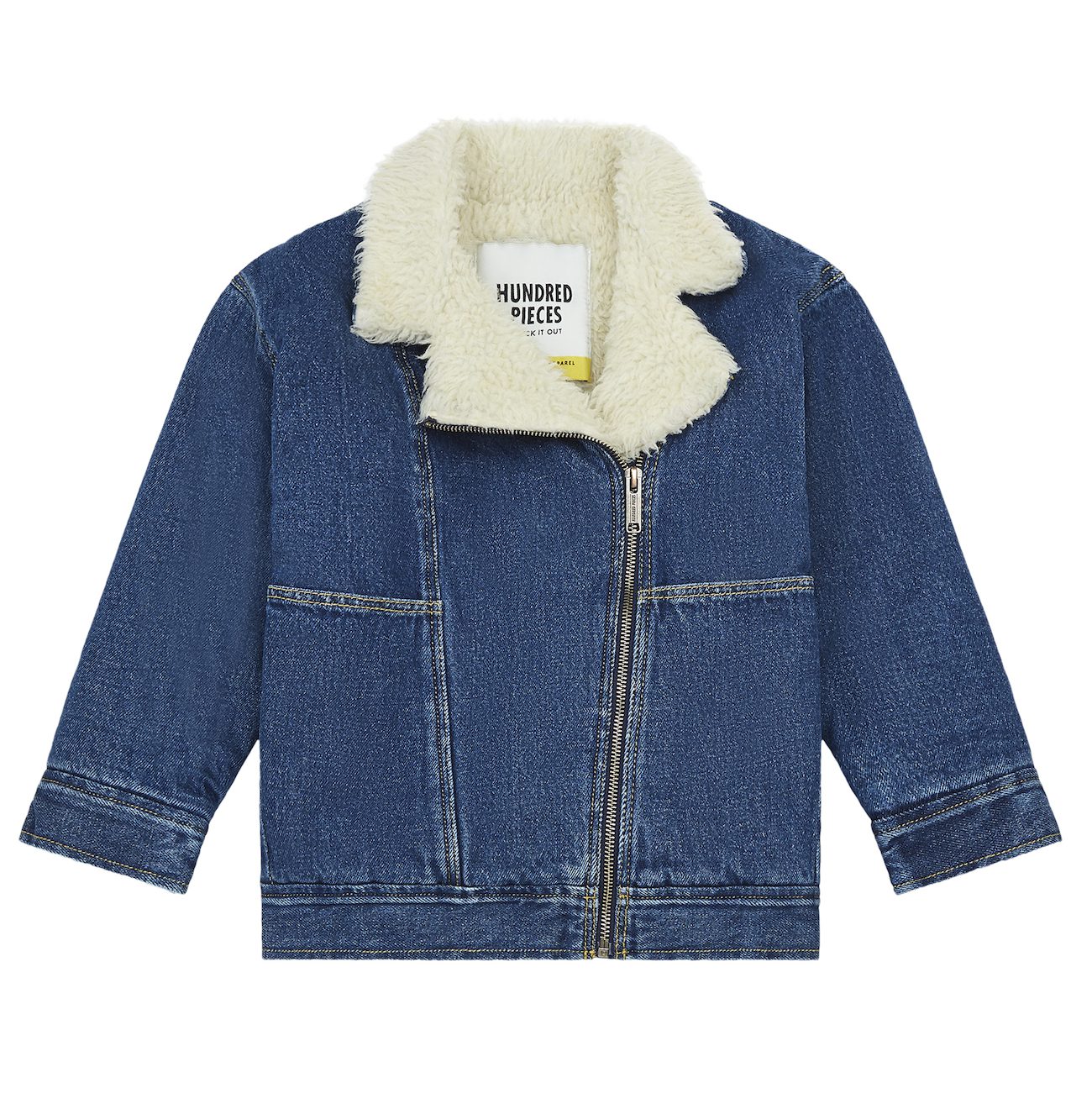 Denim Sherpa Lined Jacket