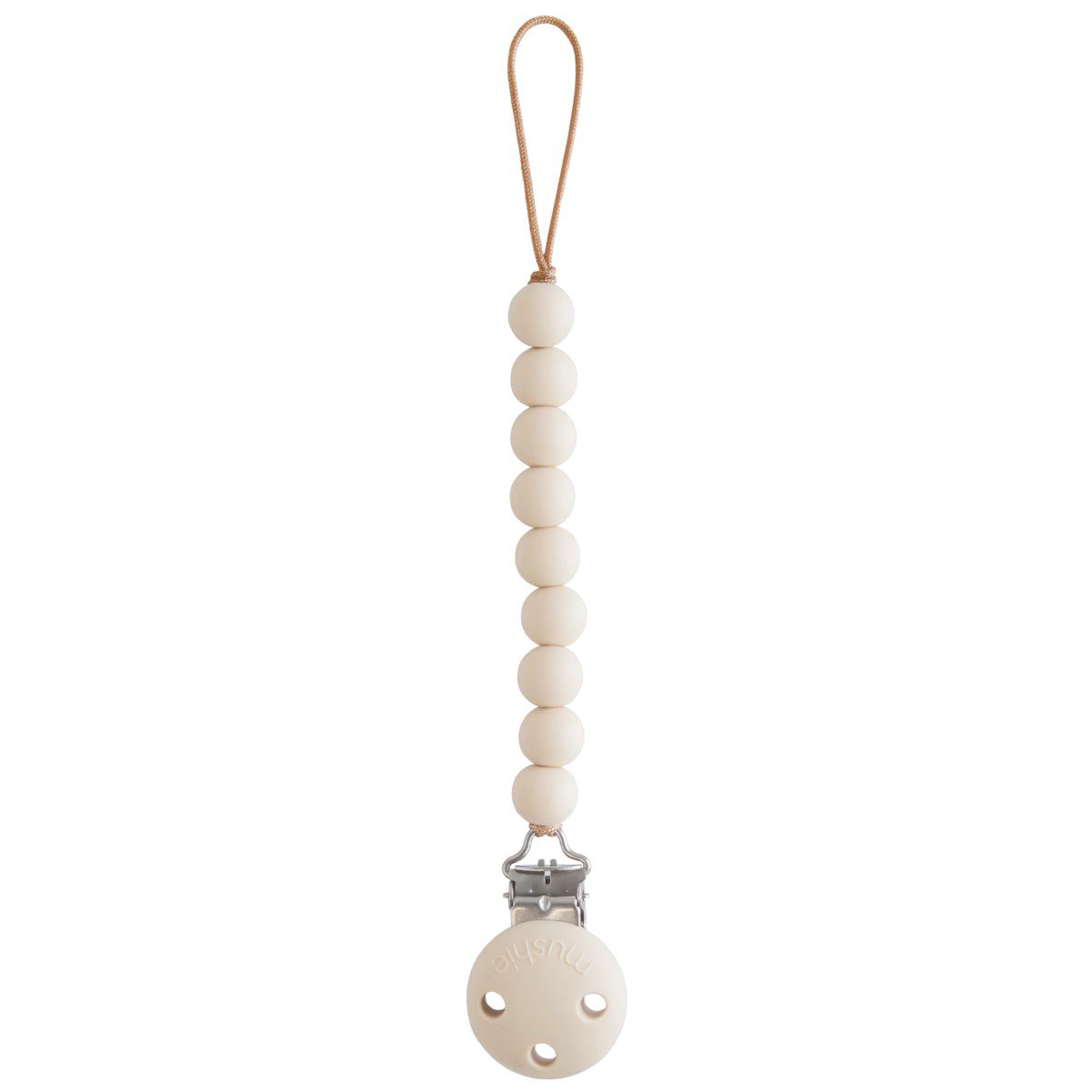 Hera Silicone Pacifier Clip | Shifting Sands