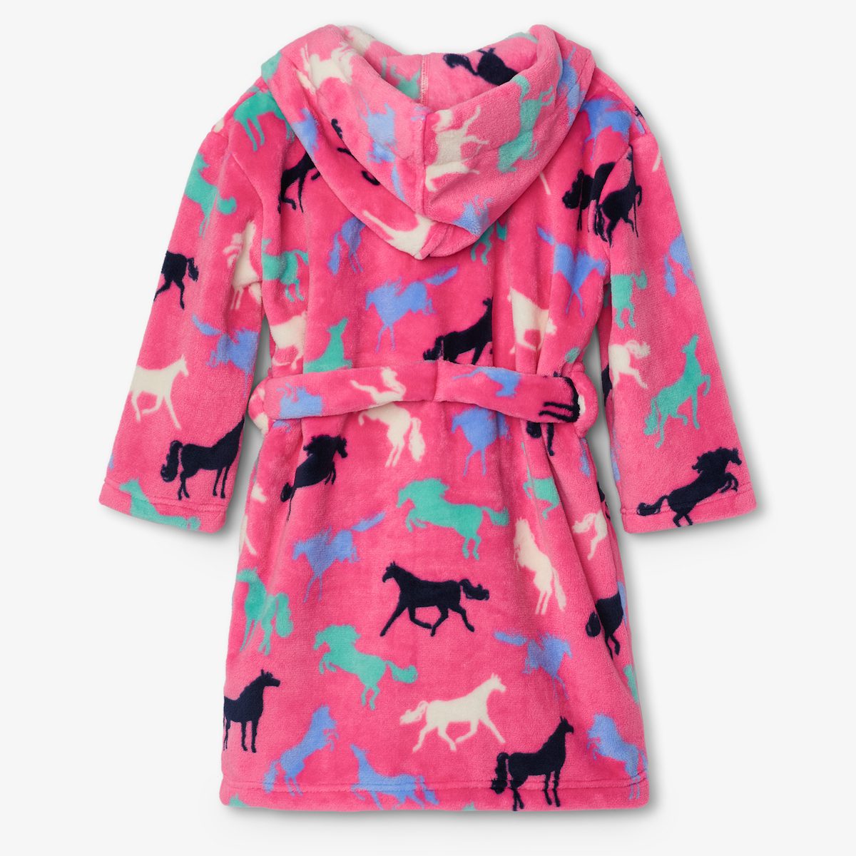 Horse Silhouettes Fleece Robe