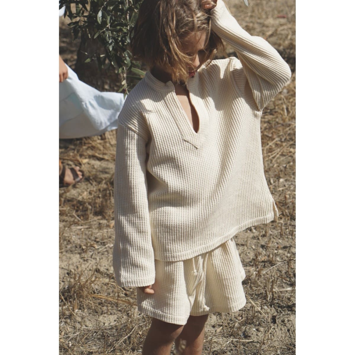 Jule Tunic & Bruno Short | Vanille Waffle