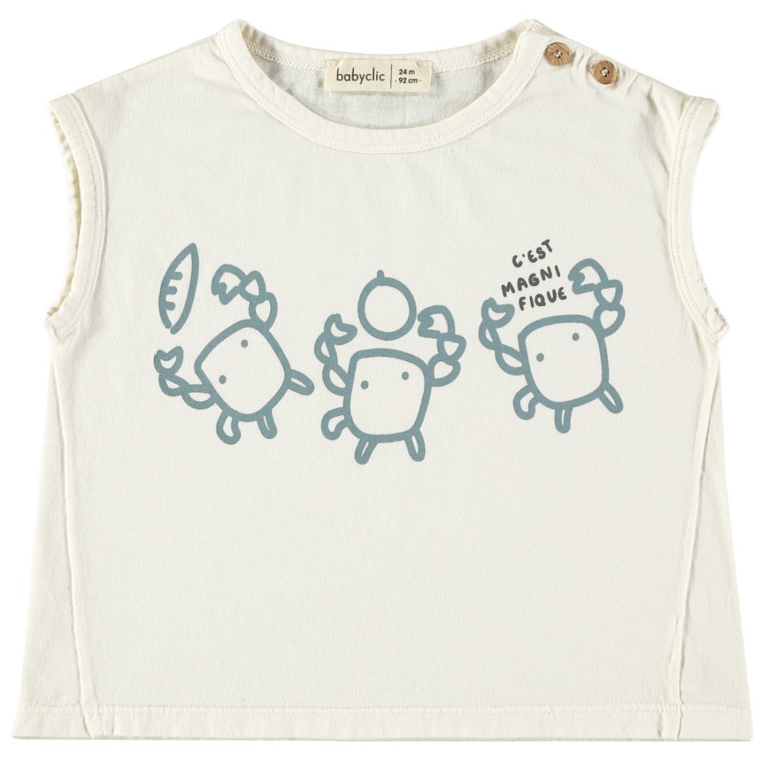 Tshirt Cranc Ecru