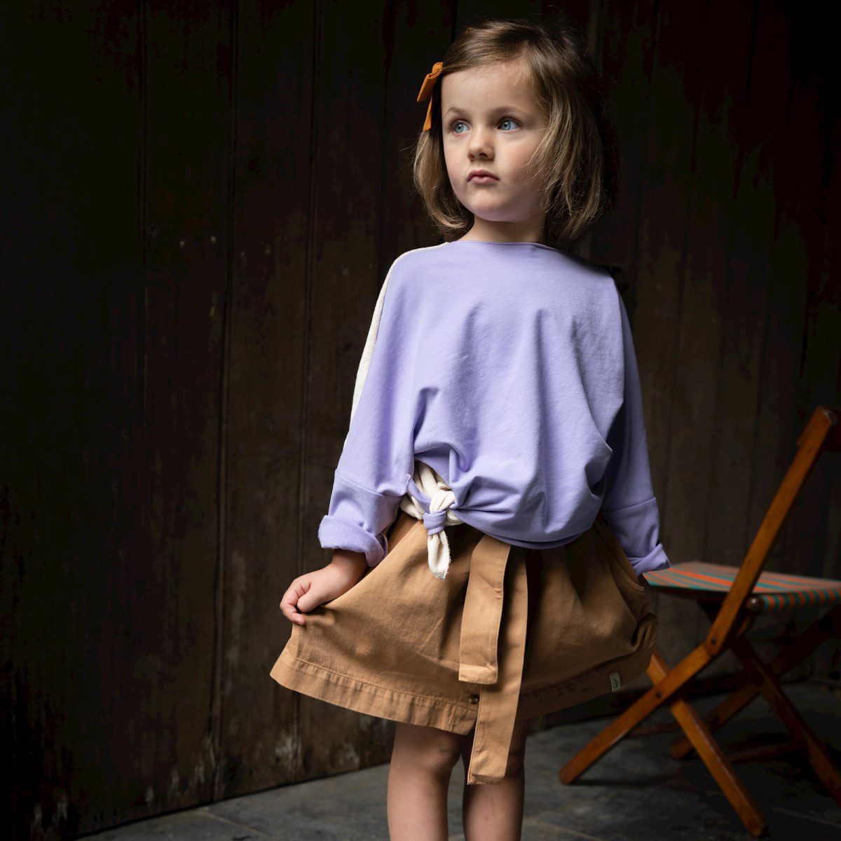 Ida Skirt Twill | Caramel